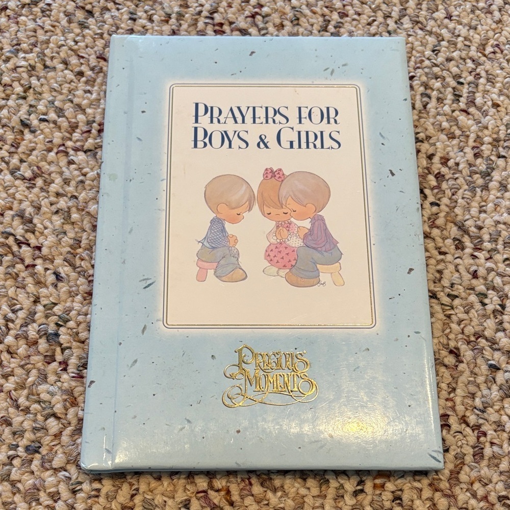 Precious Moments Prayers for Boys & Girls Book - Light Blue